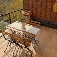 میز و صندلی تاشو پلی وود،تراس،بالکن،کافه،آشپزخانه|میز و صندلی غذاخوری|وحیدیه, |دیوار