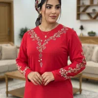 بلوز خامه دوزی شده فیری سایز