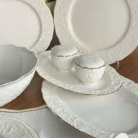 سرویس غذاخوری ایپک جنس چینی بسیار زیباو با کیفیت|ظروف سرو و پذیرایی|تهران, امامت|دیوار