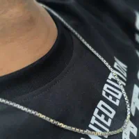 گردنبند نقره ایتالیایی رودیوم