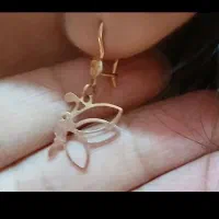 سکه و گوشواره طلا سبک ۵درصد ۱گرمی فلاورجان