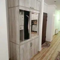 کمد متحرک لباس ۳ تیکه و میز تلویزیون