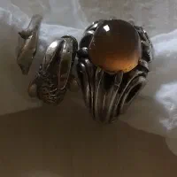 تعدادی انگشتر  نقره