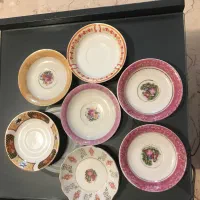 هفت عدد نعلبکی قدیمی