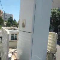 یخچال الکترو استیل بدون برفک سالم سالم بدون خط وخش