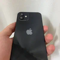 گوشی آیفون دوازده مشکی سالم و تمیز
