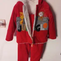 کاپشن وشلوار پشمی سایز ۲|کفش و لباس بچه|بروجرد, |دیوار