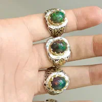 انگشتر بلک اوپال محشر و زیبا