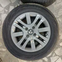 رینگ و لاستیک صلیبی ۱۵ اینچ رنگ دودی|قطعات یدکی و لوازم جانبی|رشت, فلسطین|دیوار