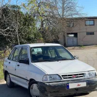 پراید سفید ۸۷ دوررنگ