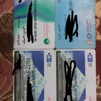 کارت سوخت موتور،۳عدد کارت بانکی