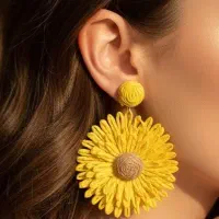 انواع گوشواره حصیری مدل فانتزی طرح طلا|بدلیجات|مشهد, گلشور|دیوار