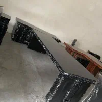 مبلمان اداری رگه دار gجلومبلی پایه ضربدری|دفتر کار|ساری, |دیوار