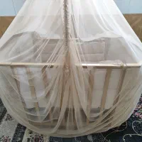 تخت نوزاد کنار مادر anglle|اسباب و اثاث بچه|کرج, مصباح|دیوار