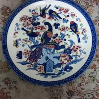 دیس بزرگ گل و بلبل خیلی قدیمی|کلکسیون اشیاء عتیقه|لاهیجان, انقلاب|دیوار