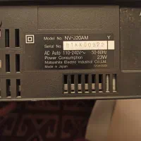 ویدیو ناسیونال G20 اصل ژاپن آنتیک و عتیقه|پخشکننده DVD و ویدیو|تهران, شهرک غرب|دیوار