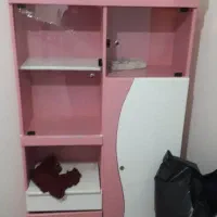 تخت و کمد بچه با بوفه