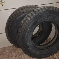 یک جفت لاستیک روکش گرم گل عقب کارنکرده۲۴ ۱۲|قطعات یدکی و لوازم جانبی|محمدیه-قزوین, |دیوار