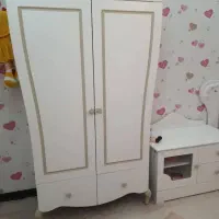 تخت کمد پاتختی مارک توکا، فروش یامعاوضه باتخت کوچک|تخت و صندلی بچه|مشهد, موسوی قوچانی|دیوار