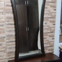 میز آینه چوبی