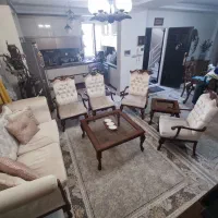 مبلمان 7 نفره چپندر چوپ به همراه میز ناهار خوری|مبلمان خانگی و میز عسلی|تهران, هفت چنار|دیوار