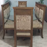 میزناهارخوری ۸نفره چوب|میز و صندلی غذاخوری|ملایر, |دیوار