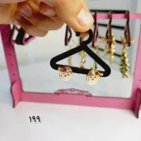 گوشواره یلدایی وارداتی رنگ ثابت و ضدحساسیت|بدلیجات|تهران, نیروی هوایی (پیروزی)|دیوار