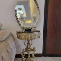 آینه و شمعدان برنز