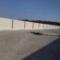 بنا دیوار چینی وا سیمان سیاه و رویه کشی