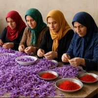 گل پاککن زعفران نیمه اتوماتیک