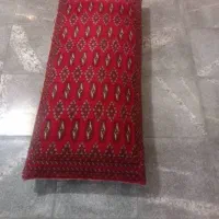 فرش ماشینی ۱۲ متری و۴عددپشتی بزرگ ترکمن