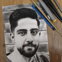 آموزش نقاشی سیاه قلم مقدماتی(رئال)