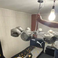 لوستر ۸شاخه|لوستر و چراغ آویز|اندیشه, اندیشه فاز ۳|دیوار