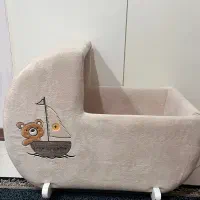 گهواره نوزار تمیز طرح خرسی