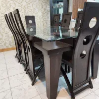 صندلی و میز ناهار خوری ۸ نفره با قیمت توافقی