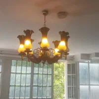 لوستر ۸ شاخه کاملا سالم