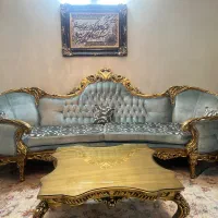 مبل خرچنگی ورق طلا لوکس و خاص