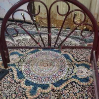 تخت فلزی همراه با تشک یکنفره