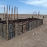 آرماتوربندی کف و فونداسیون شناژوقالب بندی وغیره