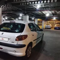 پژو 206مدل 88سفید