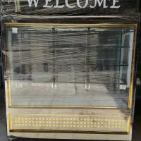 یخچال ویترینی/استیل/دوطرف نما/مرغی/فروشگاه|فروشگاه و مغازه|اصفهان, درب کوشک|دیوار