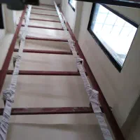 سیمان کاری اسانسور با تهید استاندارد ودیوار چینی