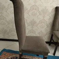 صندلی غذاخوری 6نفره پارچه مخمل ایتالیایی وچوپ راش|میز و صندلی غذاخوری|تبریز, |دیوار