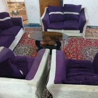 مبل ۷ نفره کامل با میز|مبلمان خانگی و میز عسلی|شوش, |دیوار