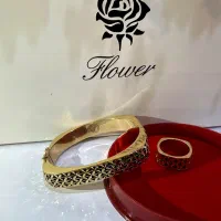 دستبند و انگشتر سیاه قلم