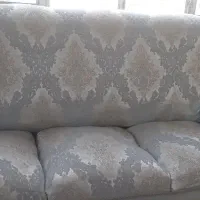 جنس مبل ترک ۷ نفره تمیز|مبلمان خانگی و میز عسلی|جوانرود, |دیوار