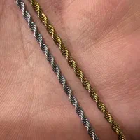 زنجیر طنابی فول مشابه طلا رنگ ثابت|بدلیجات|خمینی‌شهر, |دیوار