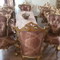 مبلمان سلطنتی ۸ نفره با ناهارخوری ۸ نفره