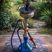 قلیان عربی آبی