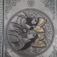 سینی برنجی قلمزنی شده|کلکسیون اشیاء عتیقه|بیرجند, |دیوار